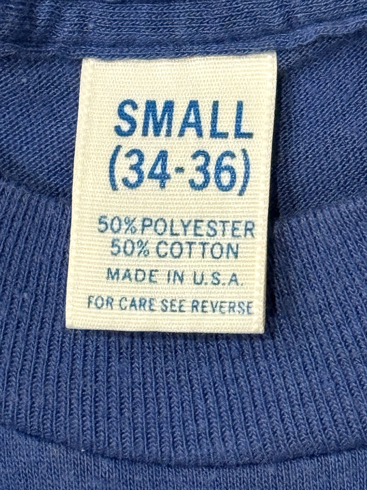 Vintage 1981 TFA USA Track Championships T Shirt Single Stitch USA Made Blue Tee gallery