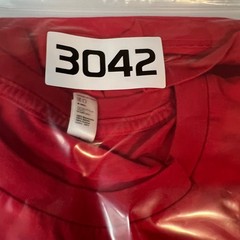Apple Red iPod Touch Employee Long Sleeve Shirt Size Large