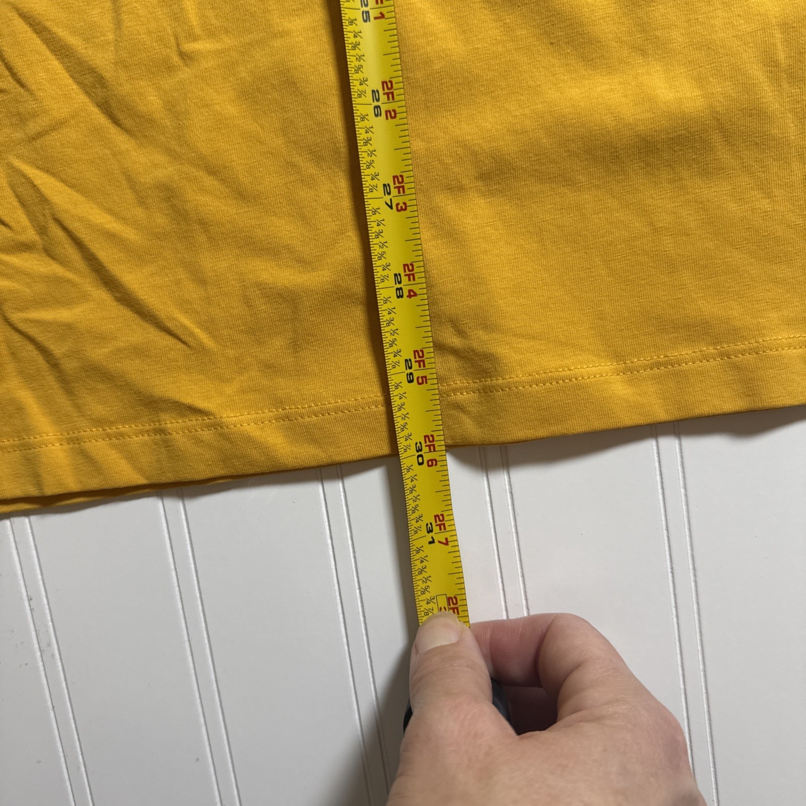 Paper Denim & Cloth L Men's UPF 50+ Sun Protection Yellow VNeck T-Shirt Large gallery