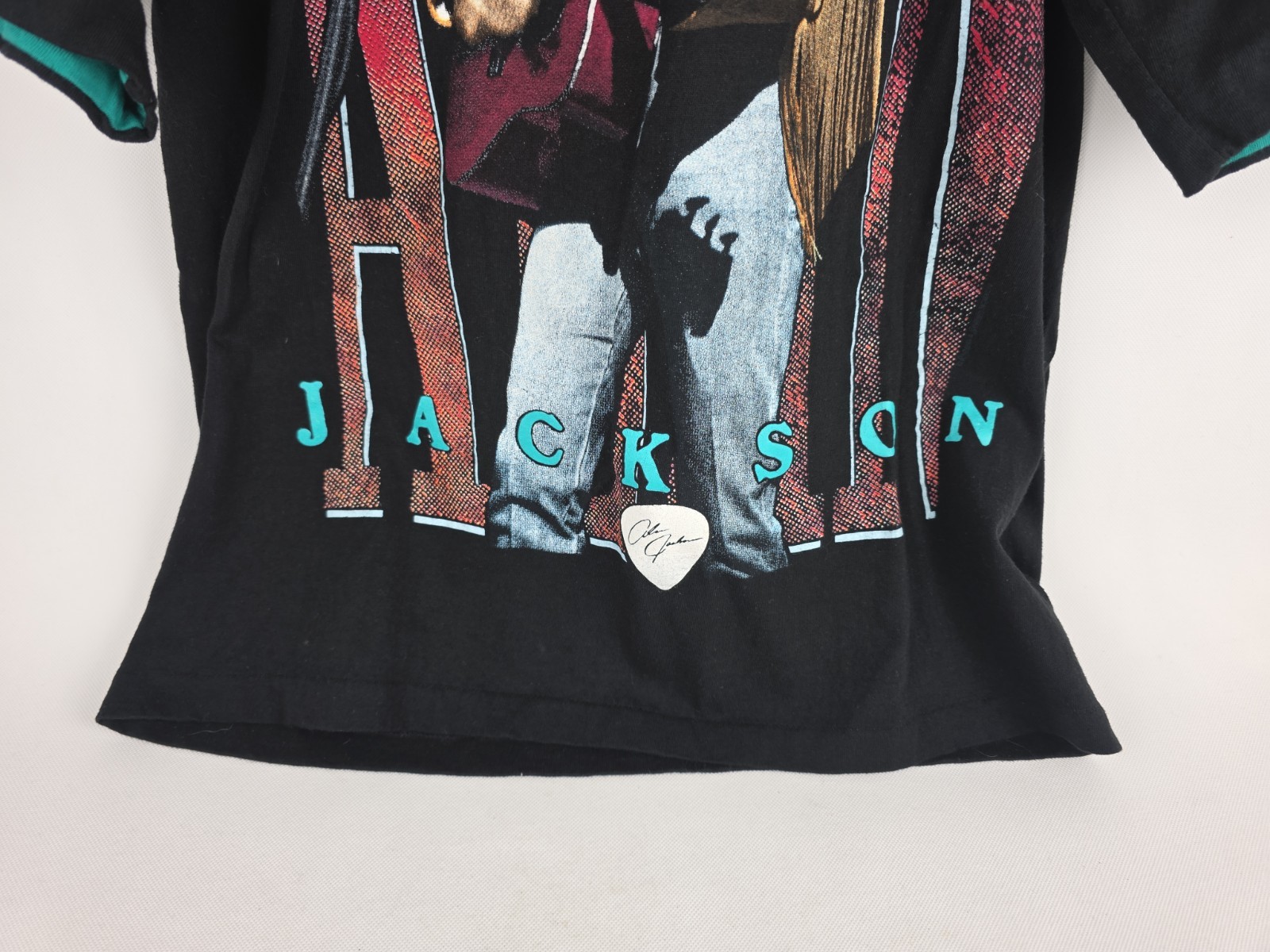 90s Alan Jackson On Tour Shirt Premier Sportswear Made in USA Size Large Black gallery