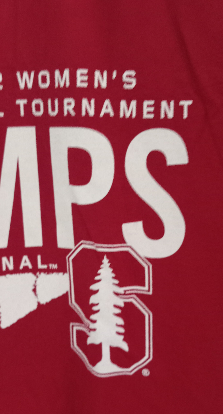 Stanford Womens 2023 PAC-12 Basketball Tournament Champs -- RED -- NEW gallery