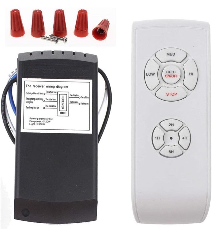 Upgrade Your Ceiling Fan with a 3-in-1 Universal Remote and Timer Control Kit