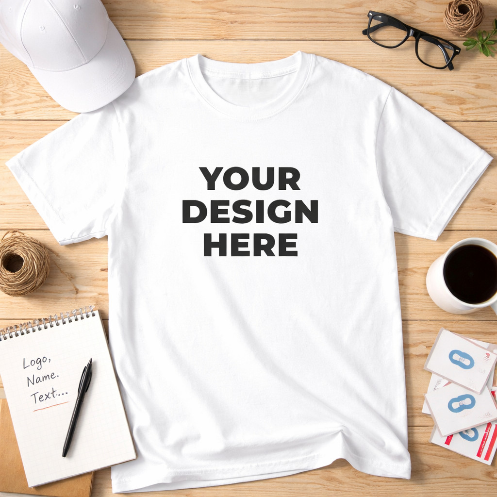 Custom T-Shirt Personalized Photo Text Logo Your Design Gildan 5000 Print EU USA gallery