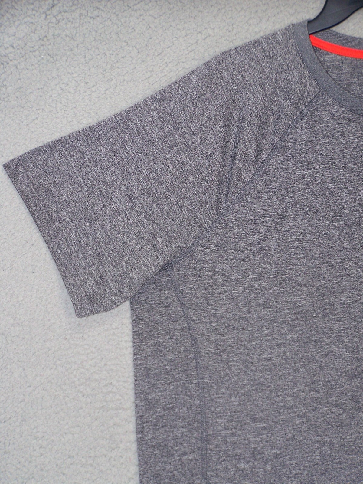 TEK GEAR Shirt Adult Extra Large Gray Athletic Outdoor Sports Short Sleeves Mens gallery
