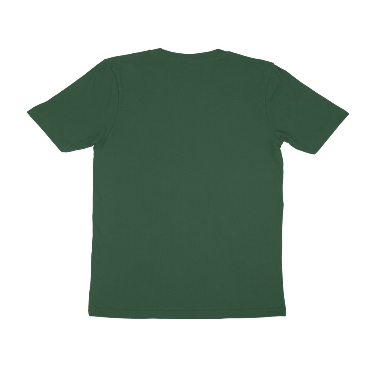 Round Neck Olive Green Color Mix Size Half Sleeve Casual Wear T shirt For Men gallery