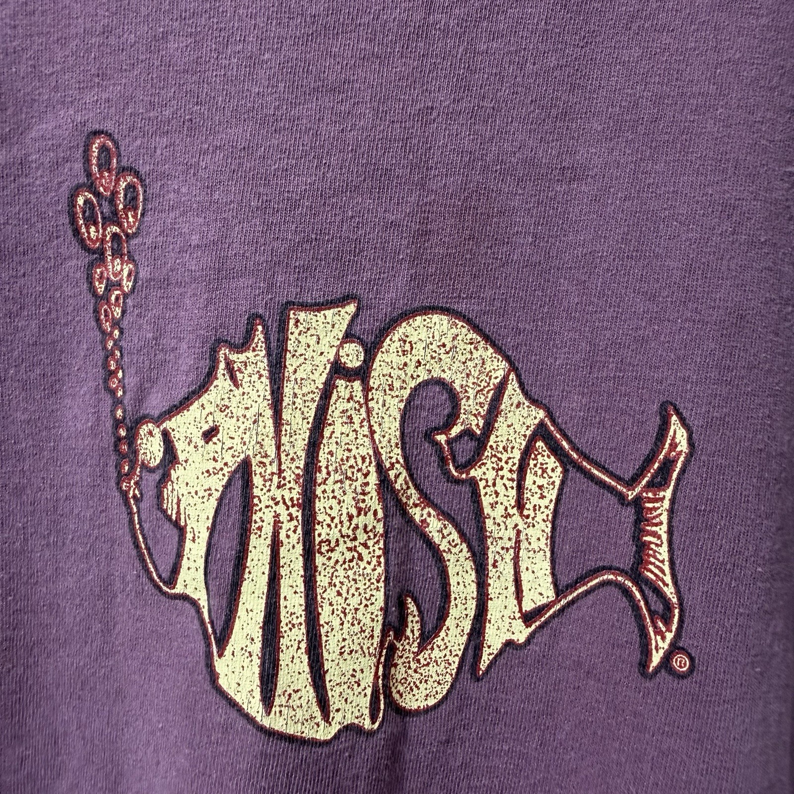 Vintage Phish 2000 Tour Band T Shirt Men's Size: Medium Purple Single Stitch gallery