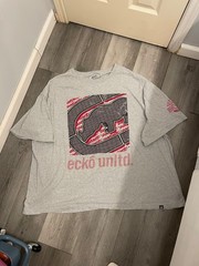 Mens Oversized Grey Ecko Untld. Graphic Skater T-shirt Size 5XL