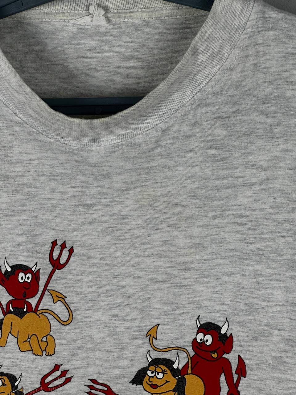 Vintage Fun Art Sex Art Humor T shirt Devil Size XL gallery