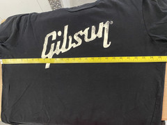 GIBSON Guitars Official Merch Black LOGO T Shirt SZ 2XL
