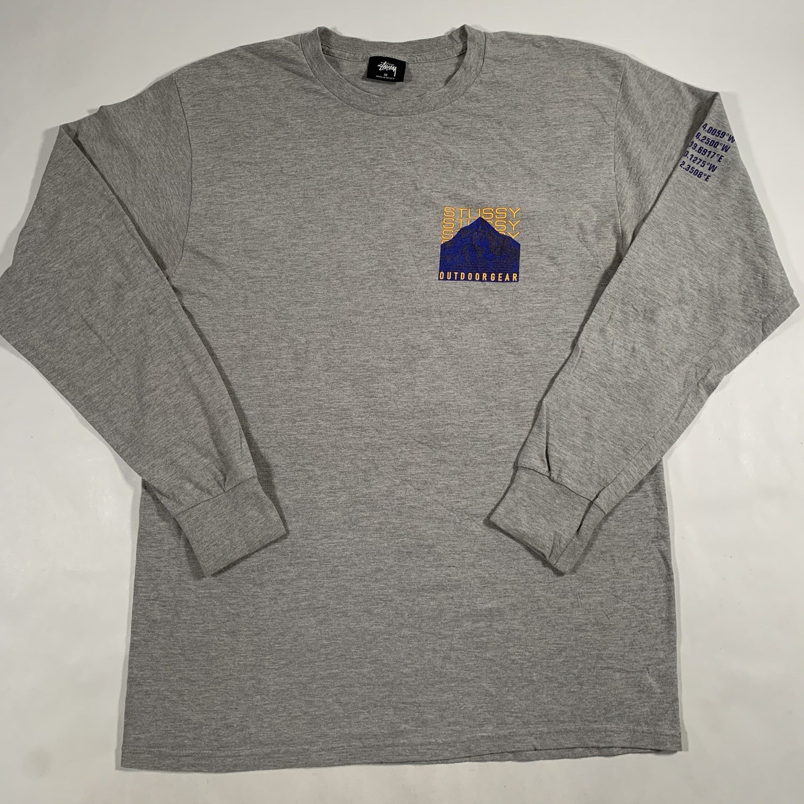 Stussy Outdoor Gear 2015 Streetwear Long Sleeve T-shirt Mens Medium Skate gallery