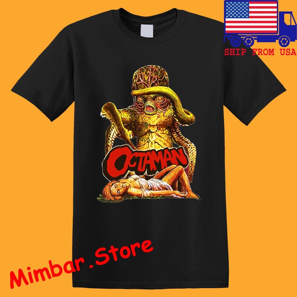 Octaman Retro Horror Movie Men’s Black Size S-5XL