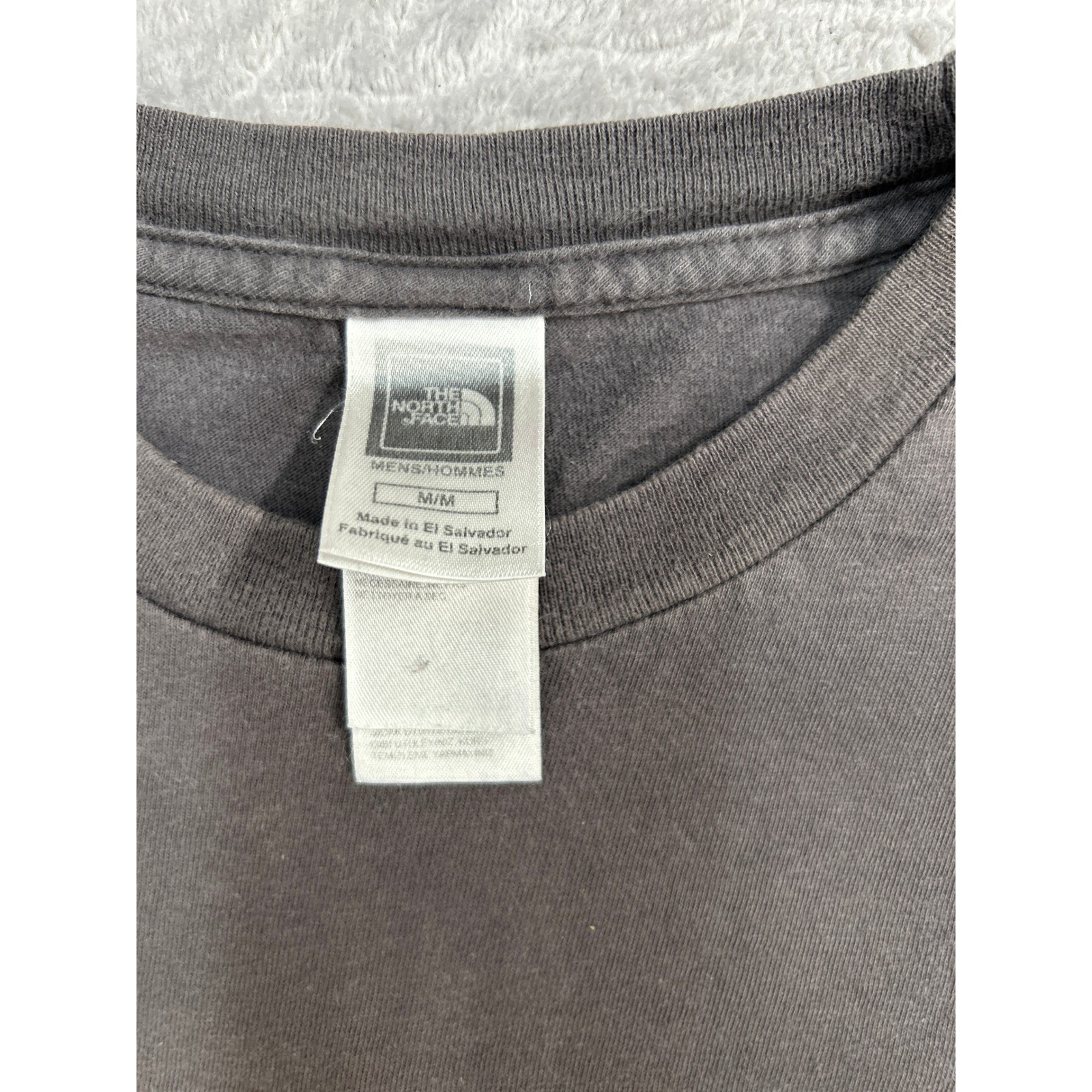The North Face Mens Gray Box Logo Never Stop Exploring T-Shirt Medium NF0A3R6R gallery