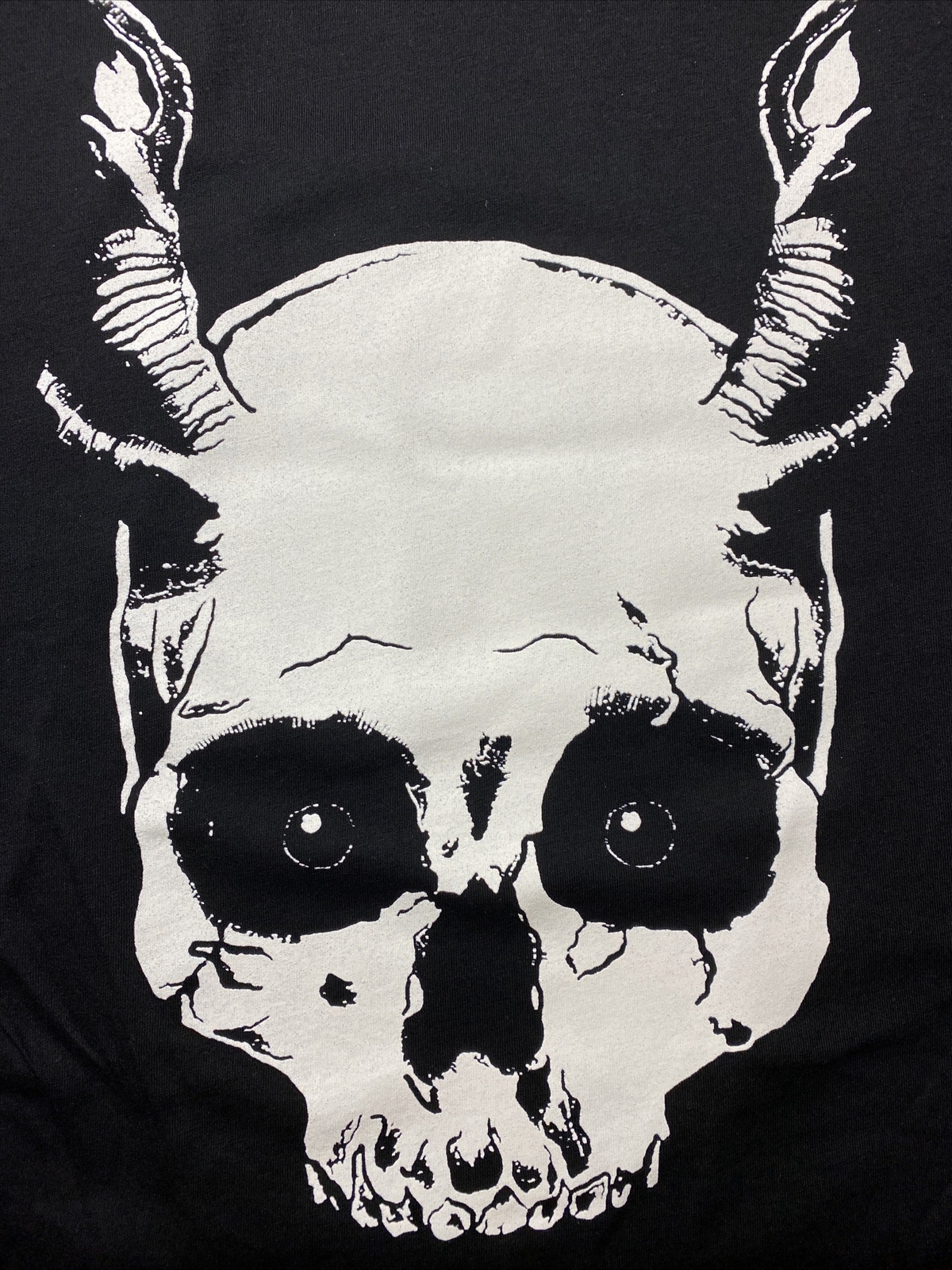 Playboi Carti T Shirt Clown Skull Medium Black Front and Back Graphics RARE! gallery