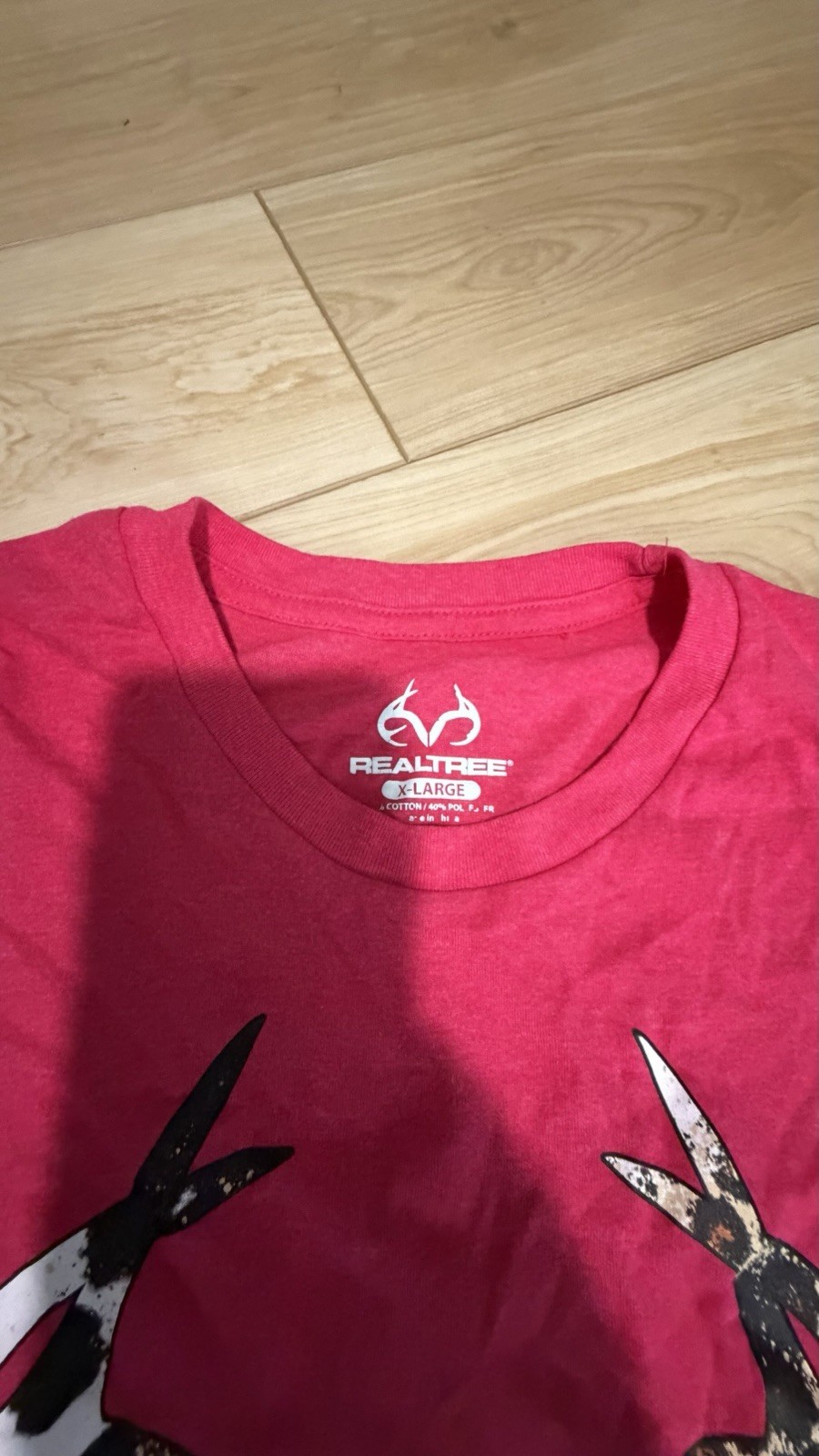 Realtree Men’s Red Deer Graphic Logo Crew Neck Short Sleeve T-Shirt XL Regular gallery