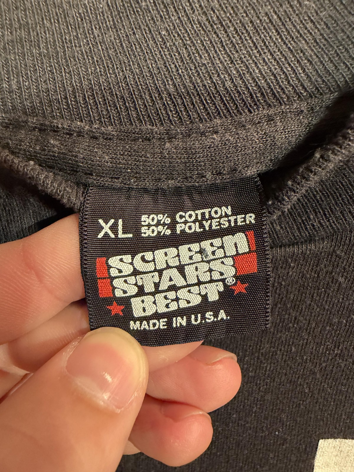 Vintage Black Diamond Oyster Bar Shirt Mens XL Black Screen Stars Best Texas 90s gallery