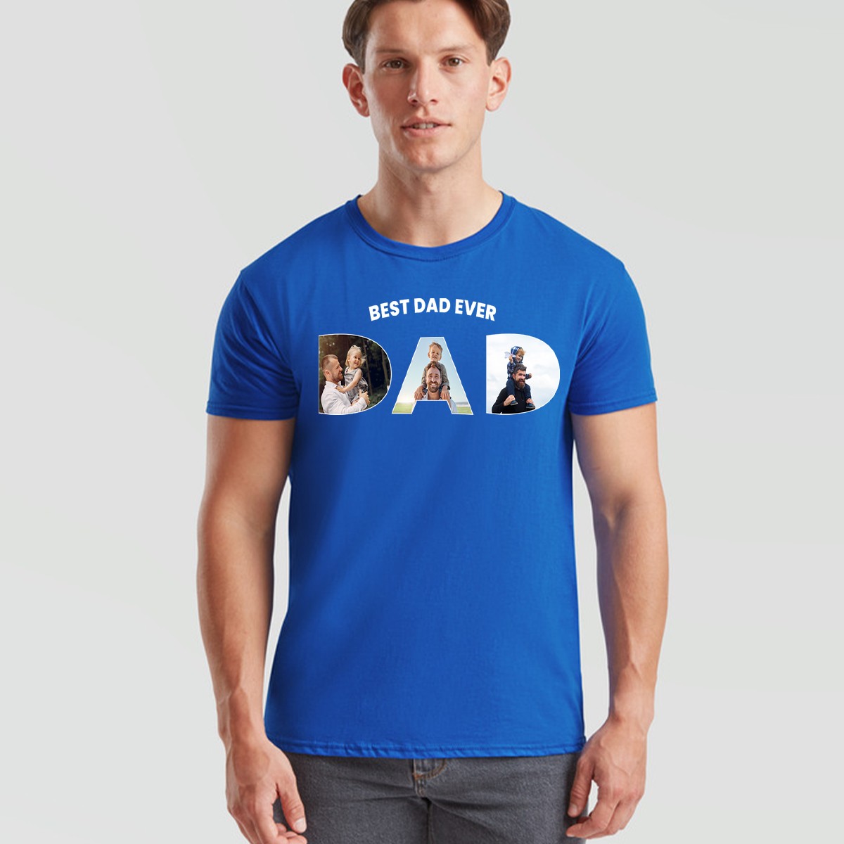 Personalised Unisex T Shirts Add Your Photo Text Ultra Soft Front & Back Print gallery