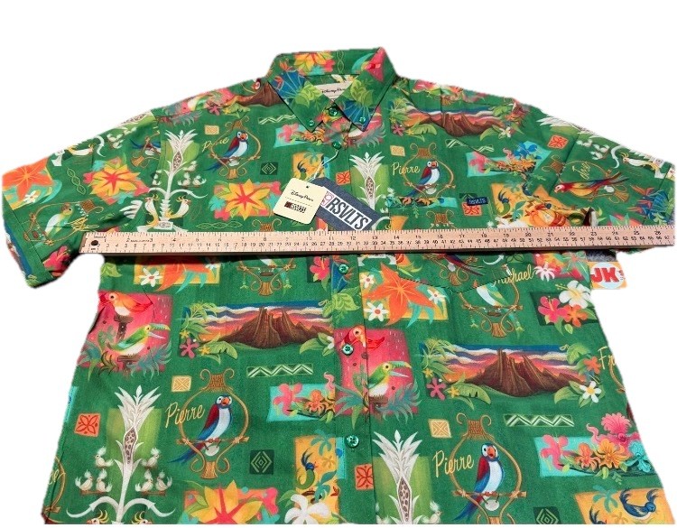 NWT New Mens LARGE Disney Parks RSVLT Enchanted Tiki Room Button Down Shirt gallery