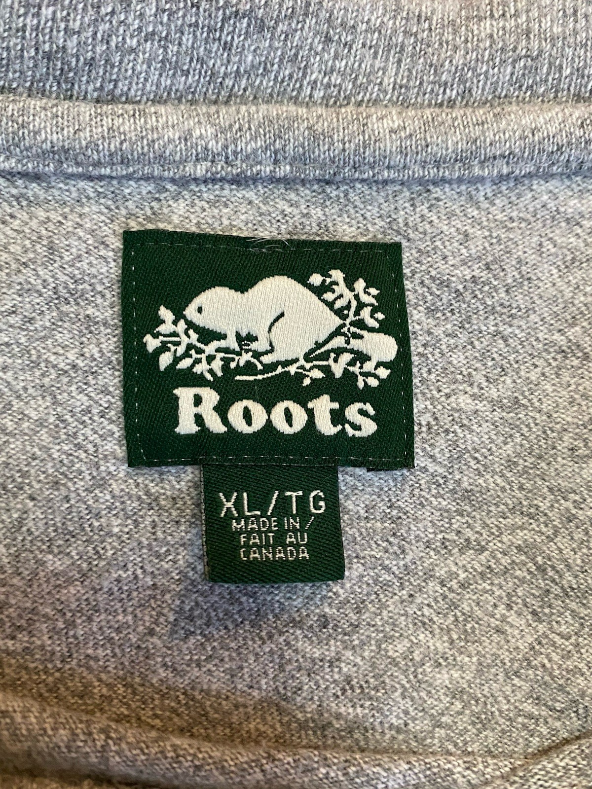 Roots Canada True Strong Free Long Sleeve Shirt Adult Large Gray XL gallery