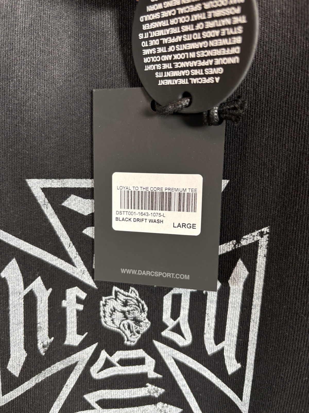 Sz L Darc Sport Ohana Loyal To The Core Premium Black NWT *Sold Out* Y2K gallery
