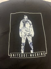 Unitcode: Machine Concert shirt Black Graphic Tee Mens L Double-Sided