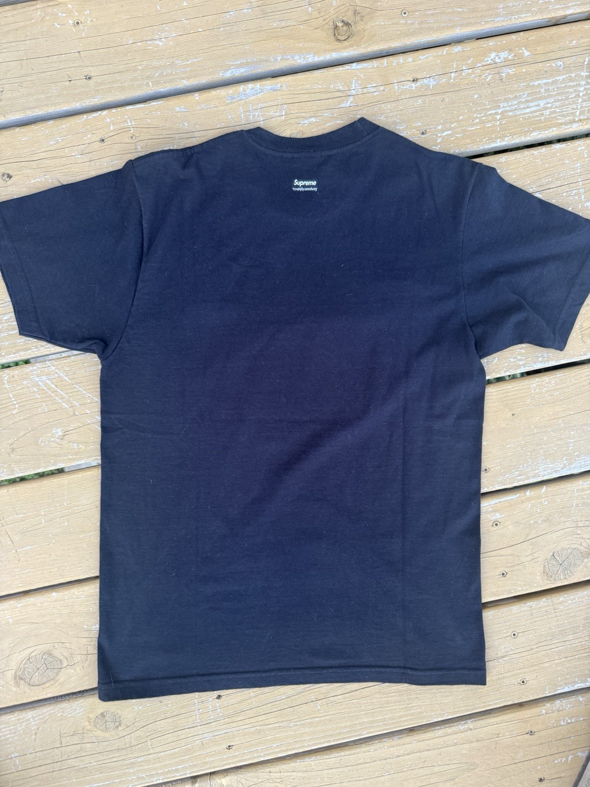 SS16 Supreme x Sasquatchfabrix Goldfish Tee Black size Medium Lightly Used gallery