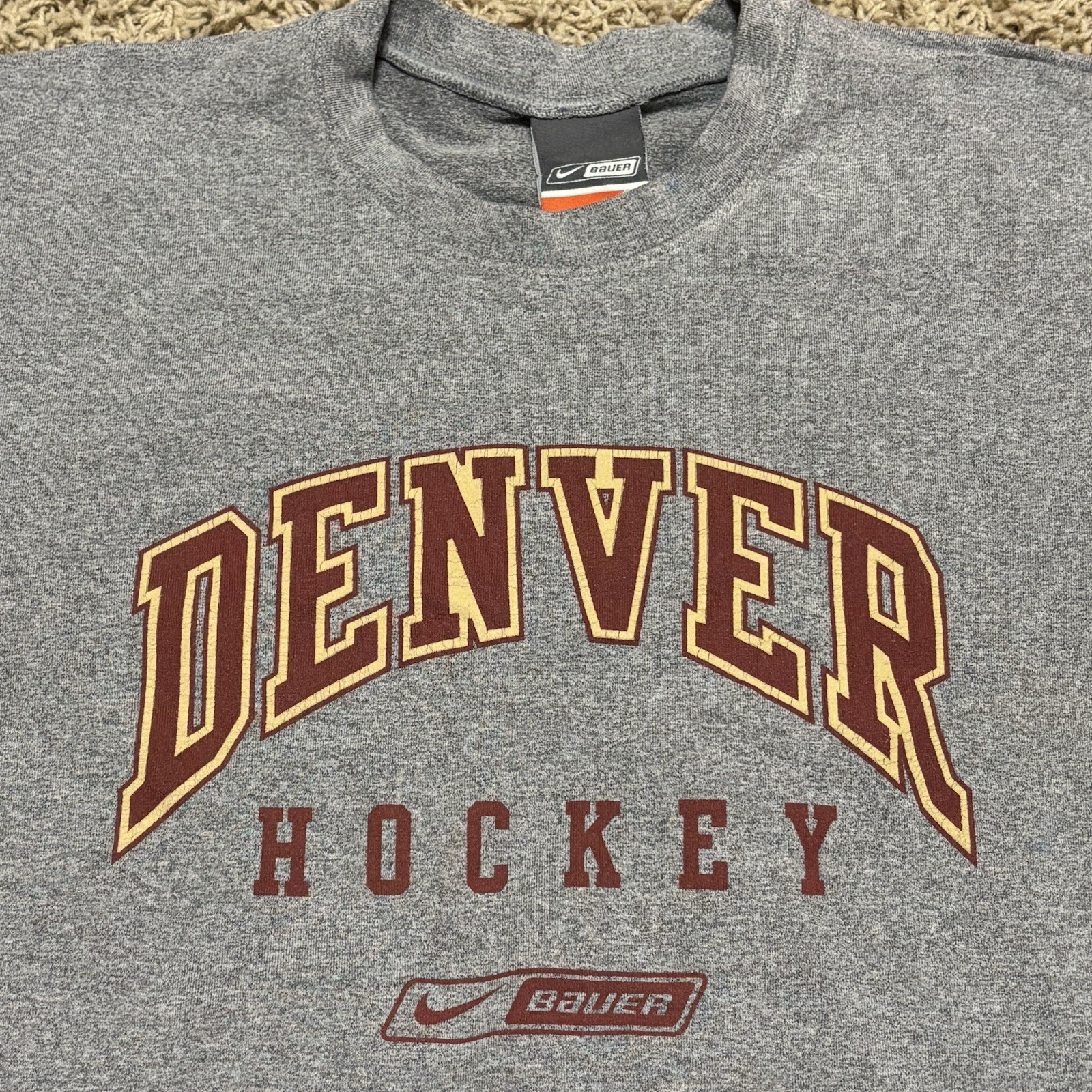 VTG Y2K Nike X Bauer Denver Hockey T-Shirt M gallery