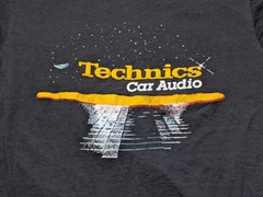 Technics Car Audio Graphic T Shirt 80s Screen Stars Best Large