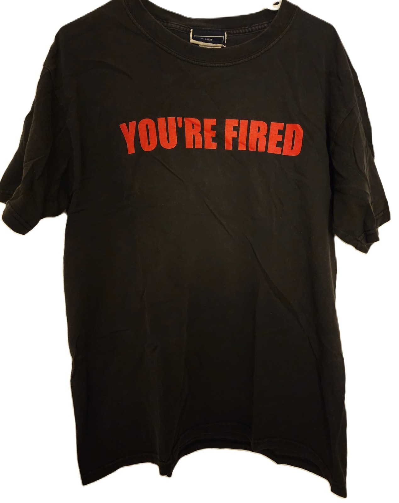VINTAGE The Apprentice Shirt Adult L Black You’re Fired Donald Trump NBC Store