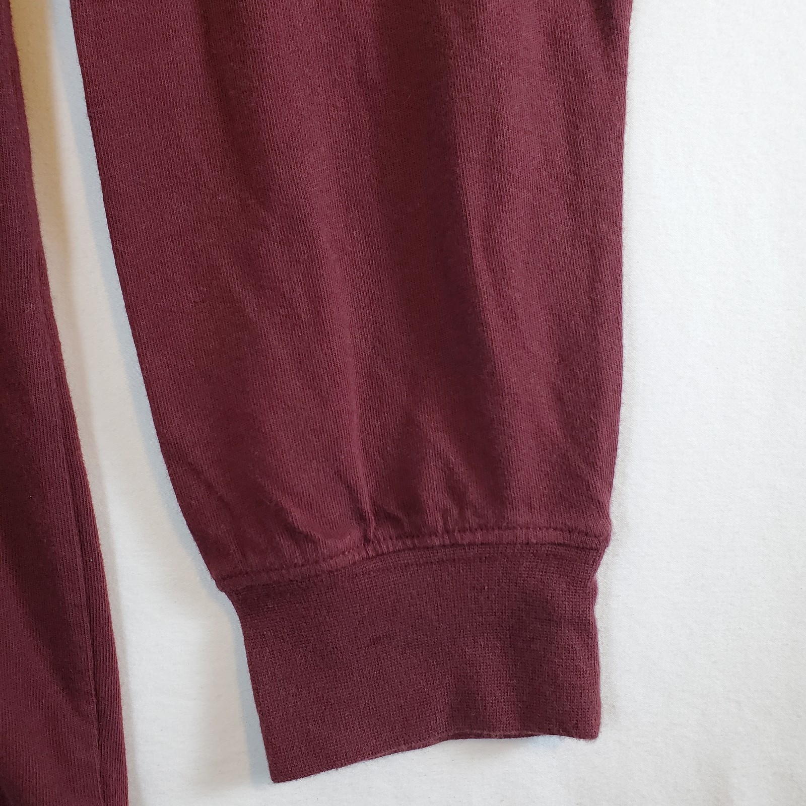 Cabela's Maroon Made in Canada - L Reg High Neck TShirt T Shirt Top Hunting gallery