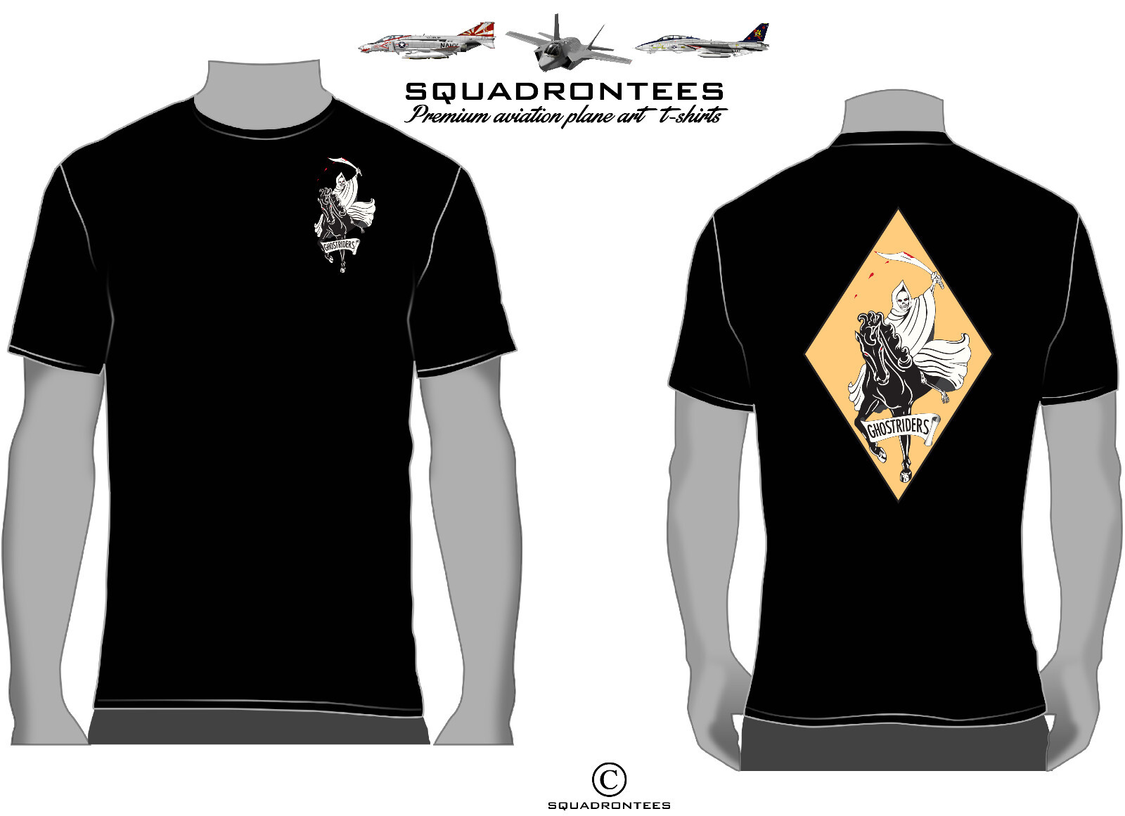 VF-142 Ghostriders Squadron T-Shirt, USN Licensed Product gallery
