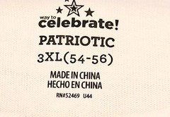 Men’s USA “True To Red White Blue” American Graphic Tee Size 3XL (54-56) New