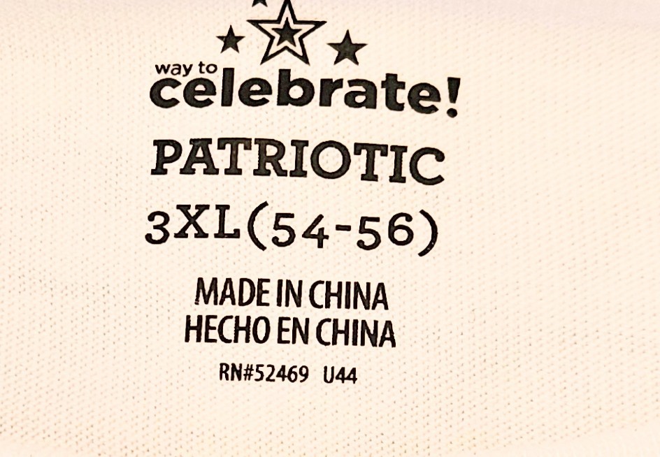 Men's USA "True To Red White Blue" American Graphic Tee Size 3XL (54-56) New gallery