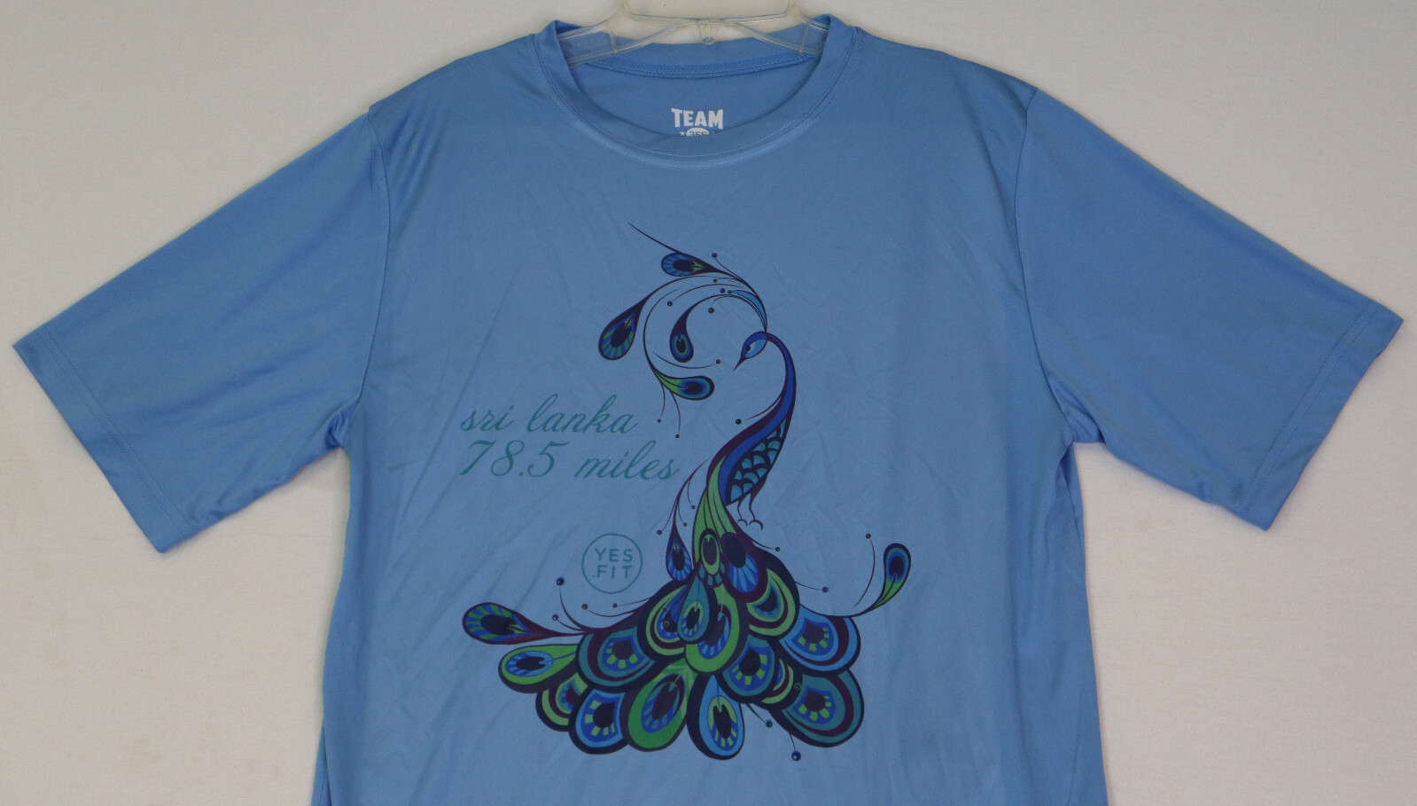 Sri Lanka 78.5 Miles Yes Fit Race T-Shirt Unisex Small Blue Performance T-Shirt gallery