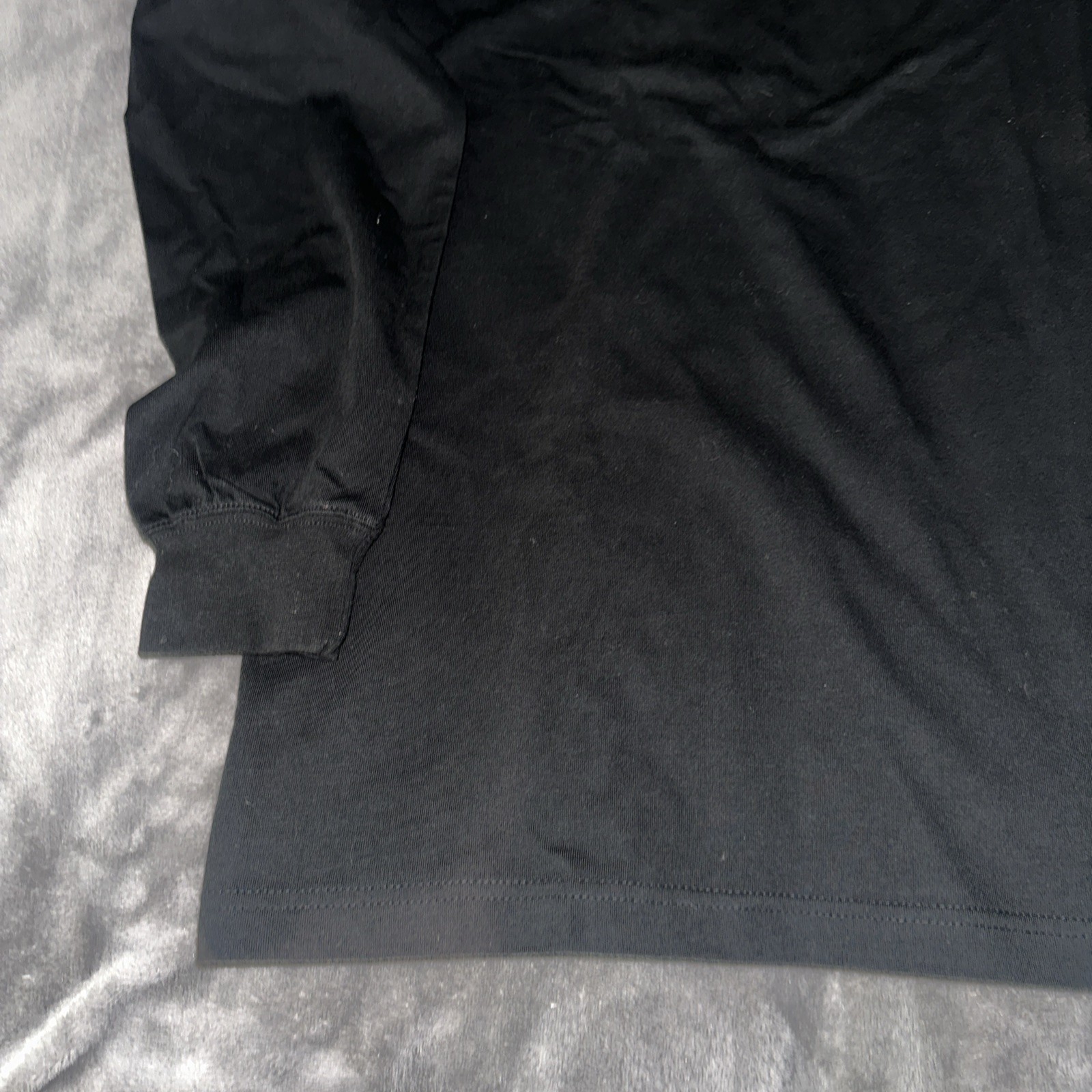 NWT Rawlings Mens Long Sleeve Shirt Black Sz Large New Baseball Softball Cotton gallery