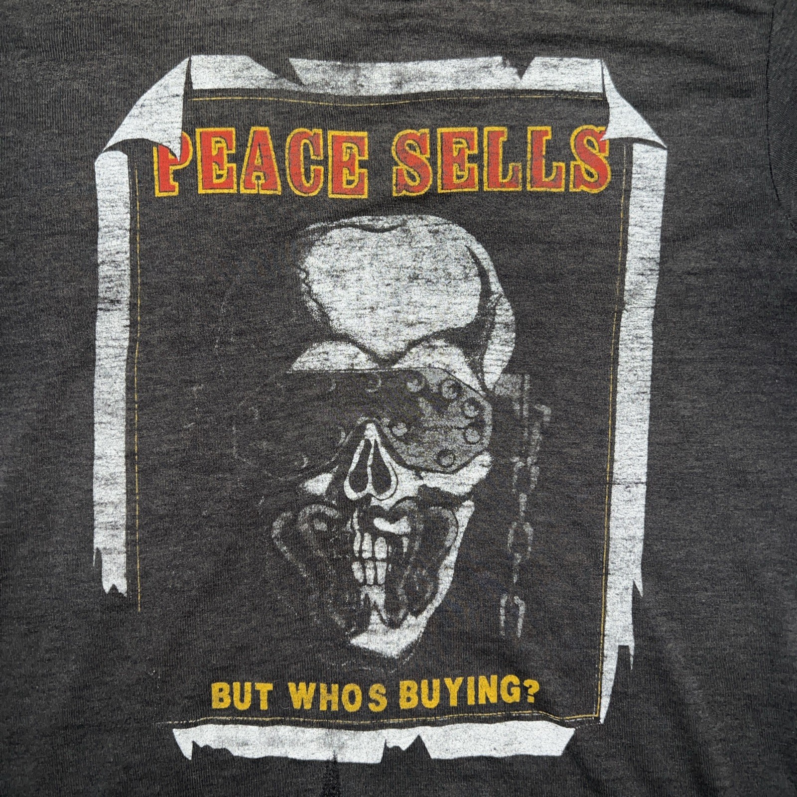 Vintage 1980s Megadeth Shirt 80s Band Metal Original M gallery