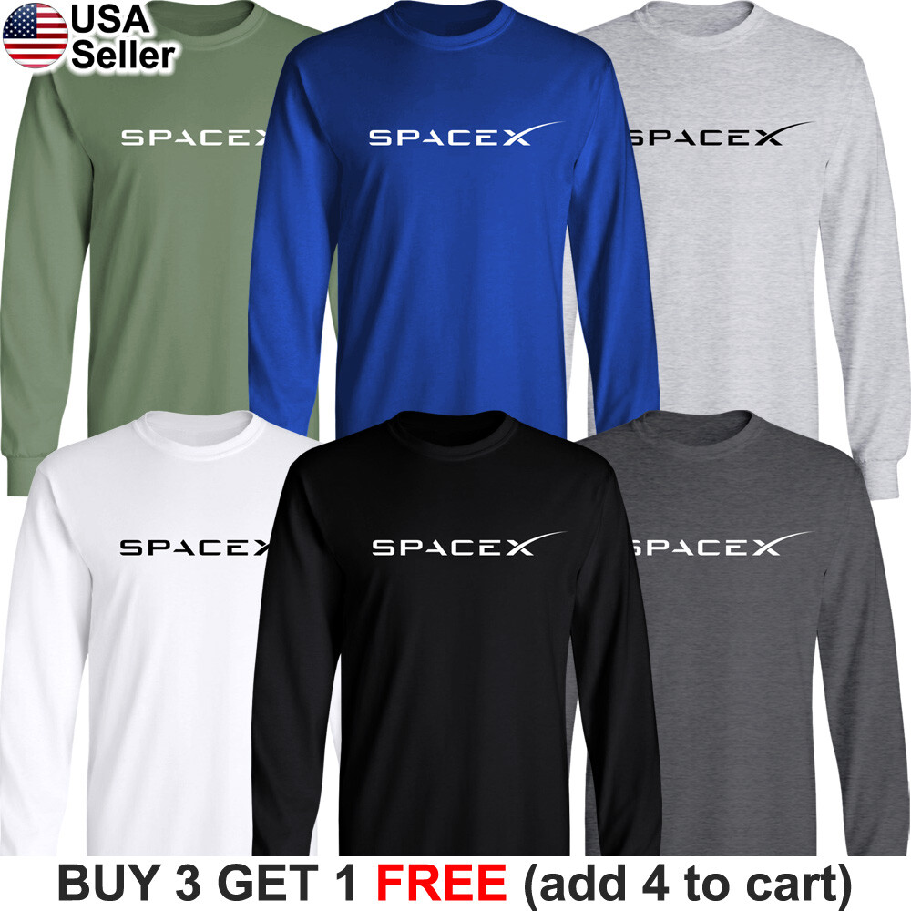 SpaceX Long T-Shirt Space X Exploration Aerospace NASA Elon Musk Men gallery