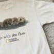 Go With The Flow Otter National Geographic T-Shirt, Vintage Unisex Tee gallery