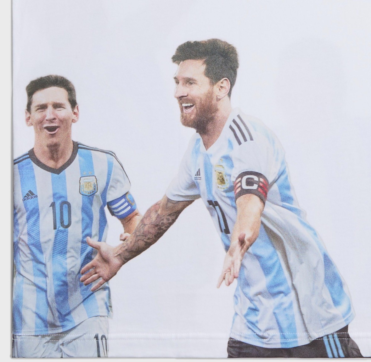 Kith x Adidas Messi Football World Cup Tee White Size S gallery