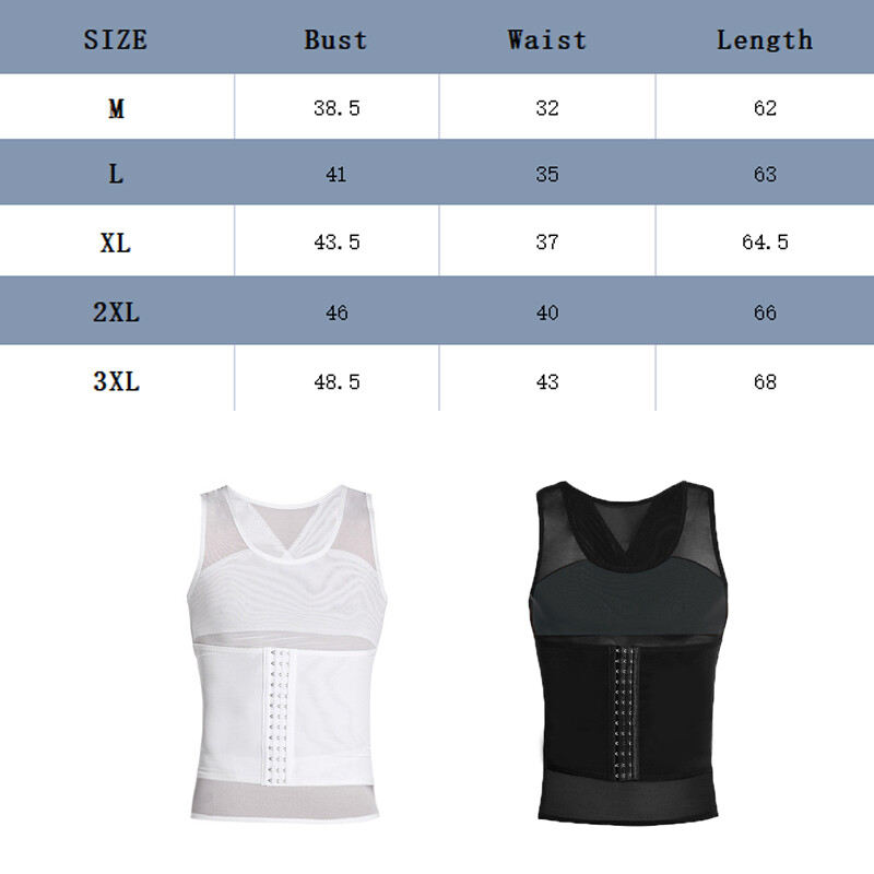 Men Compression Shirts Body shaper Tummy Control Underwear Slimming Girdle US gallery
