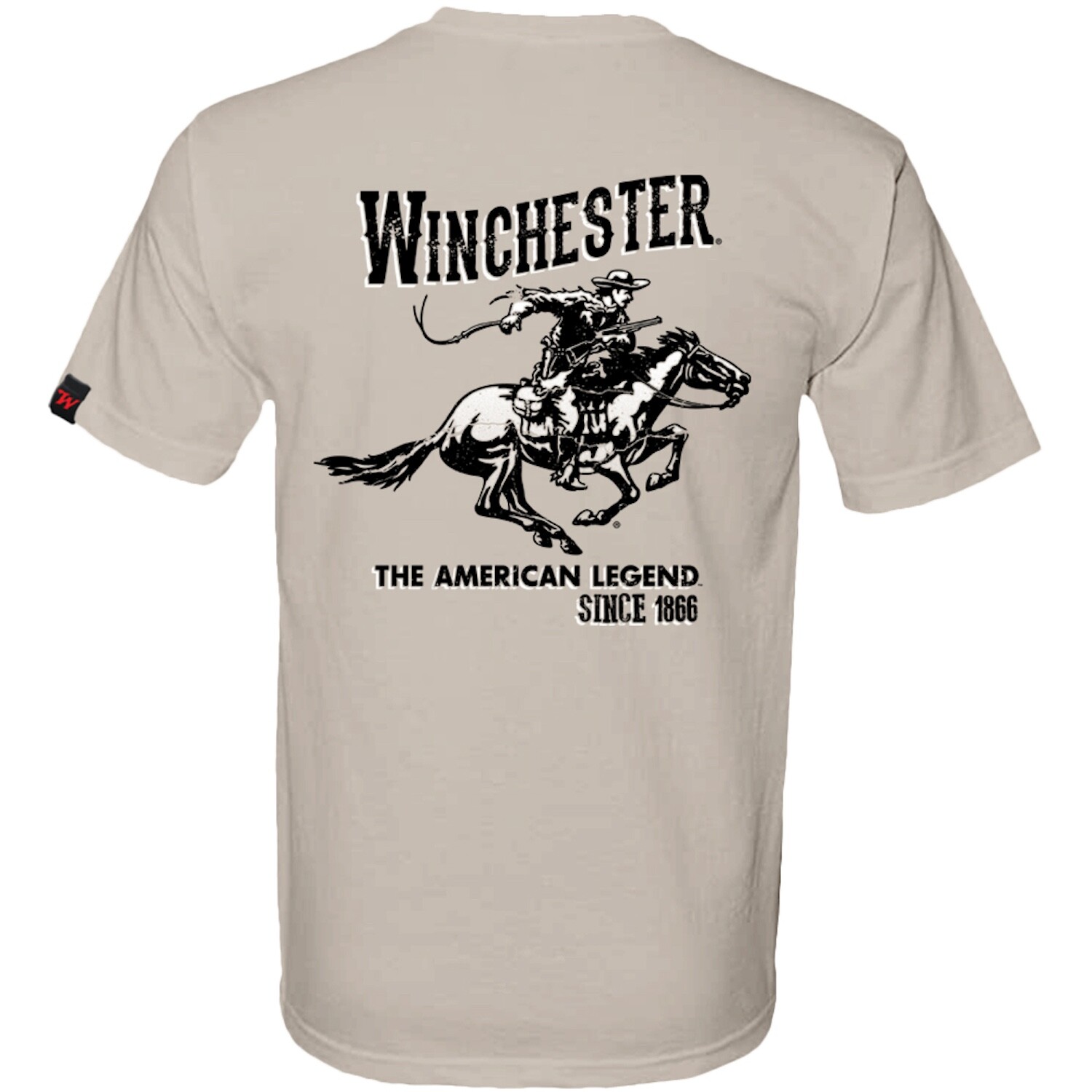 Winchester Pro - Vintage Horse and Rider Mens T-shirt gallery