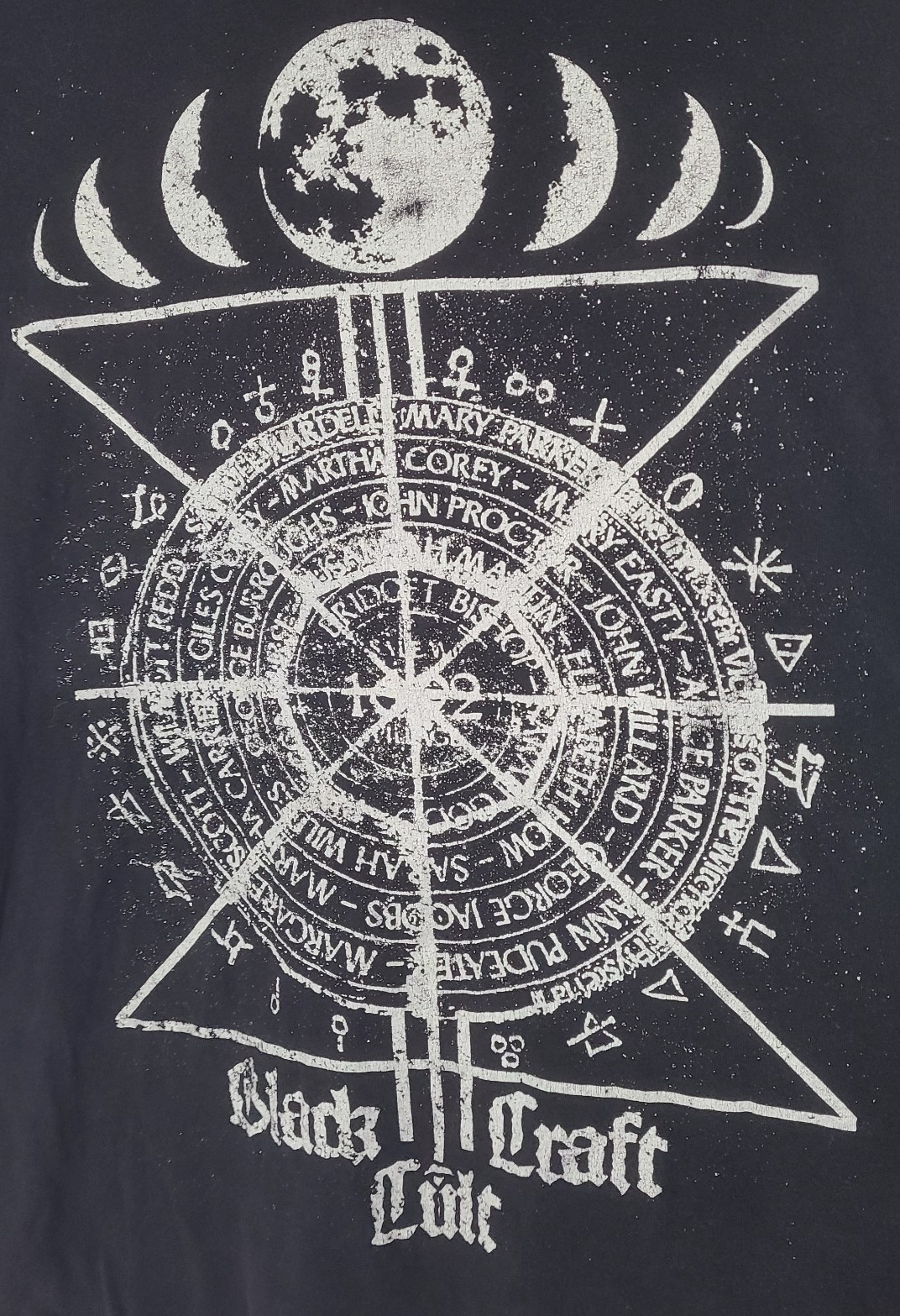 Black Craft Cult Moon Black Large T-Shirt gallery