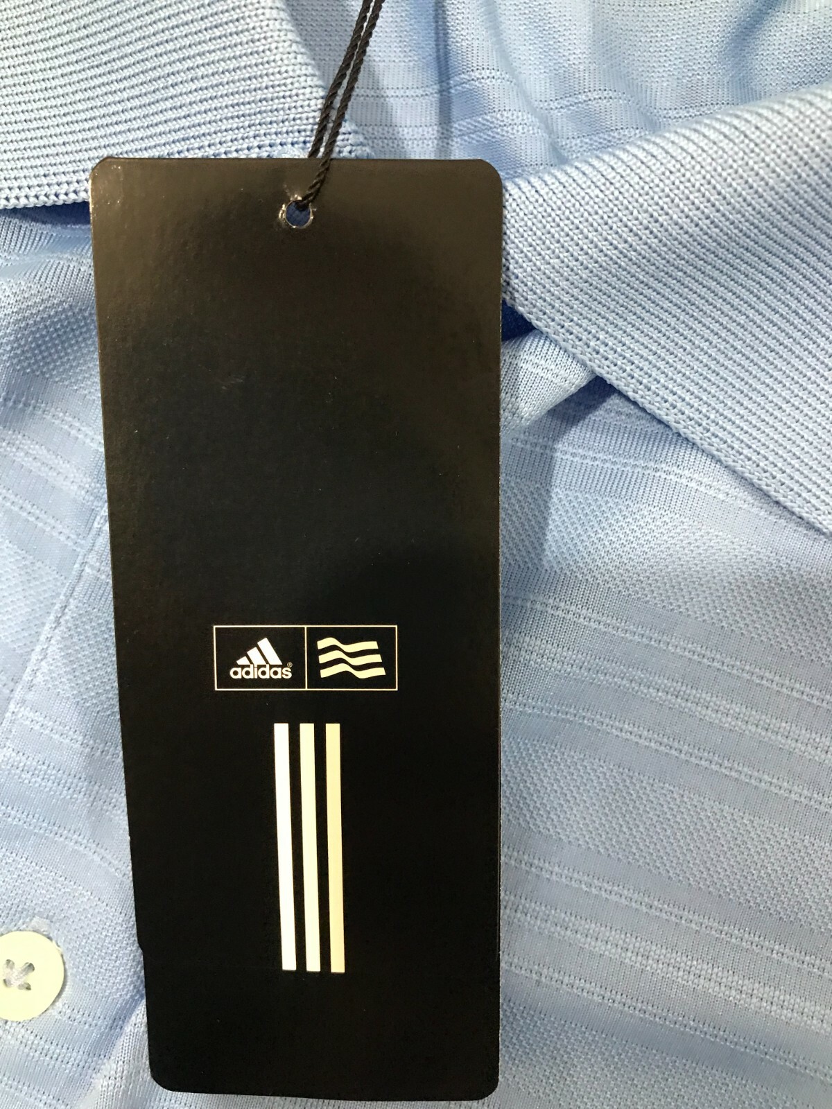 adidas Climalite Men's Size S Cardin Textured Short Sleeve Golf Polo $65 NWT gallery