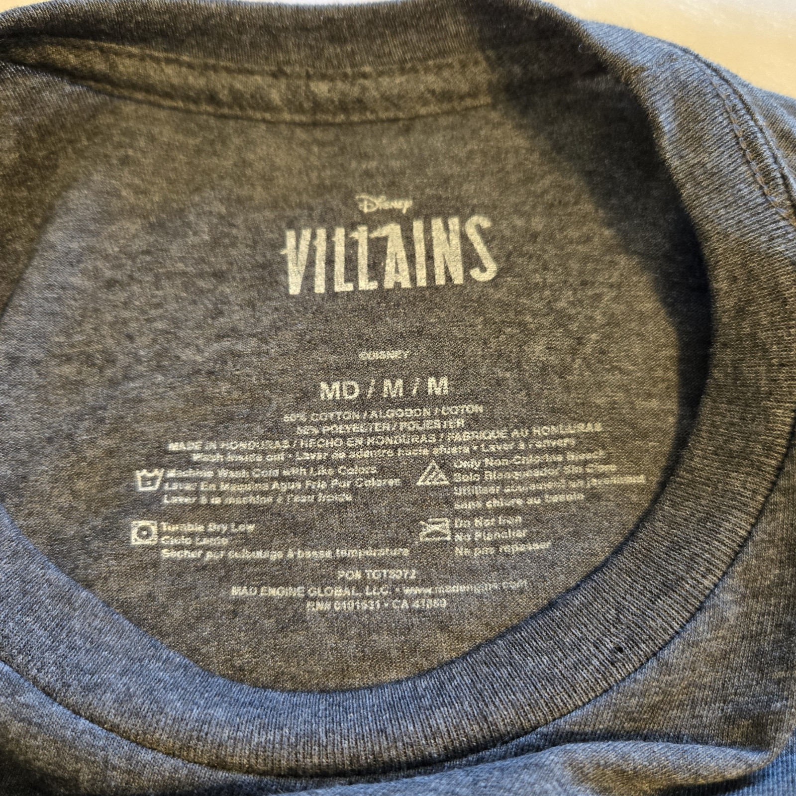 Disney Villains Cartoon Character Graphic Novelty Tee Shirt Medium gallery