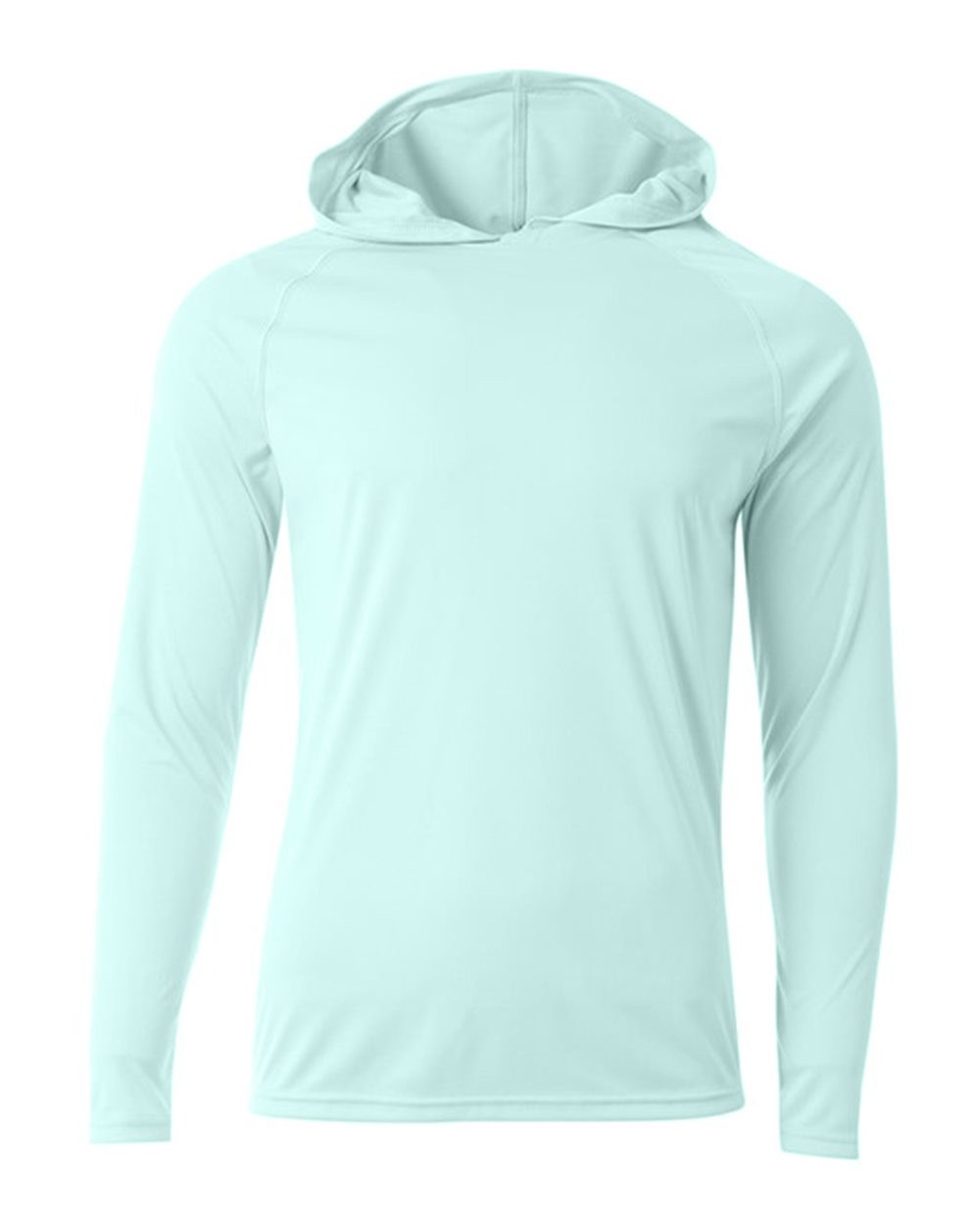 A4 Long Sleeve Hooded Tee Mens N3409 gallery