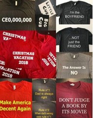 MEN/WOMEN PERSONALIZED CUSTOM PRINT YOUR OWN TEXT ON A T-SHIRT CUSTOMIZED PRINT