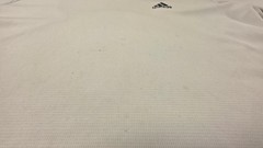 Used ADIDAS Climacool Response Mens White Tshirt 100% Polyester Shirt Size M Med