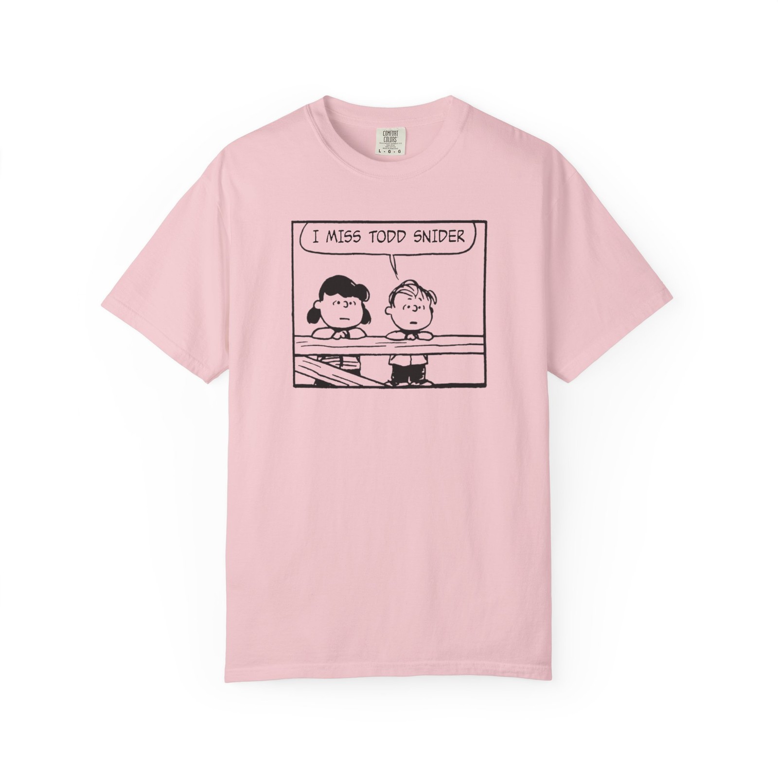 I Miss Todd Snider Peanuts Inspired T-shirt