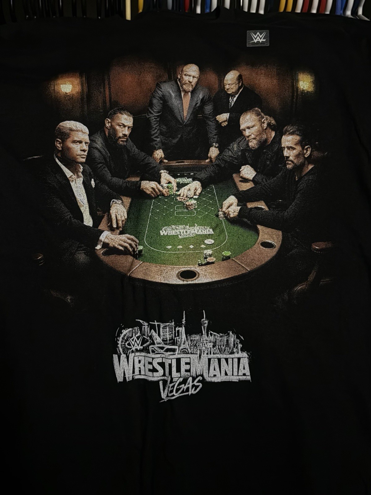 EXCLUSIVE WWE WrestleMania 42 Vegas Men’s Large Shirt (NOT AVAILABLE ONLINE) gallery