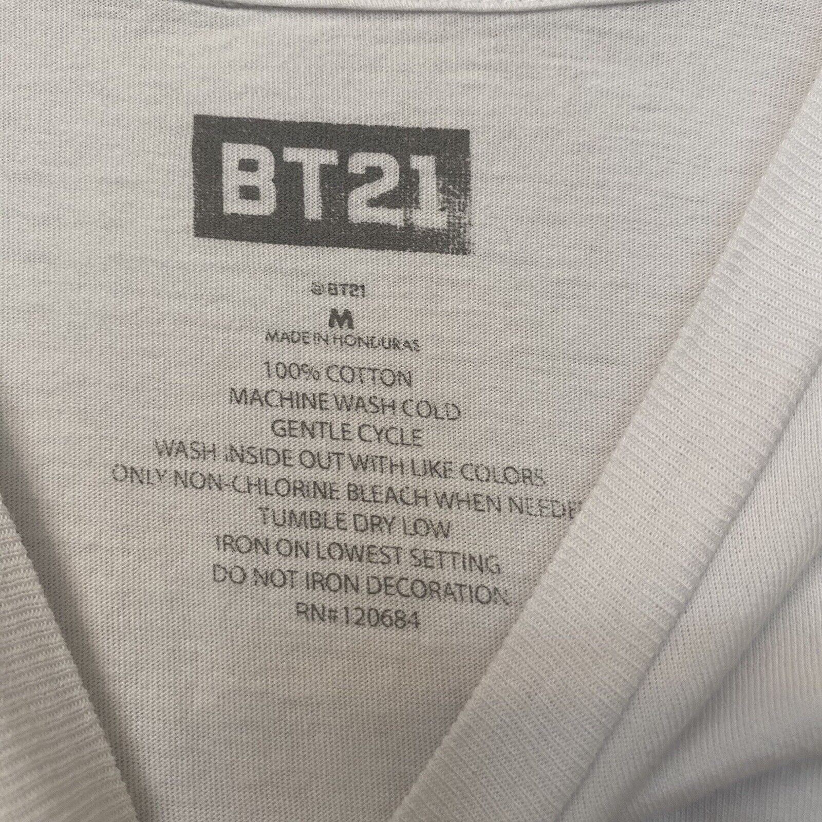 BT21 White Tee Size Medium gallery