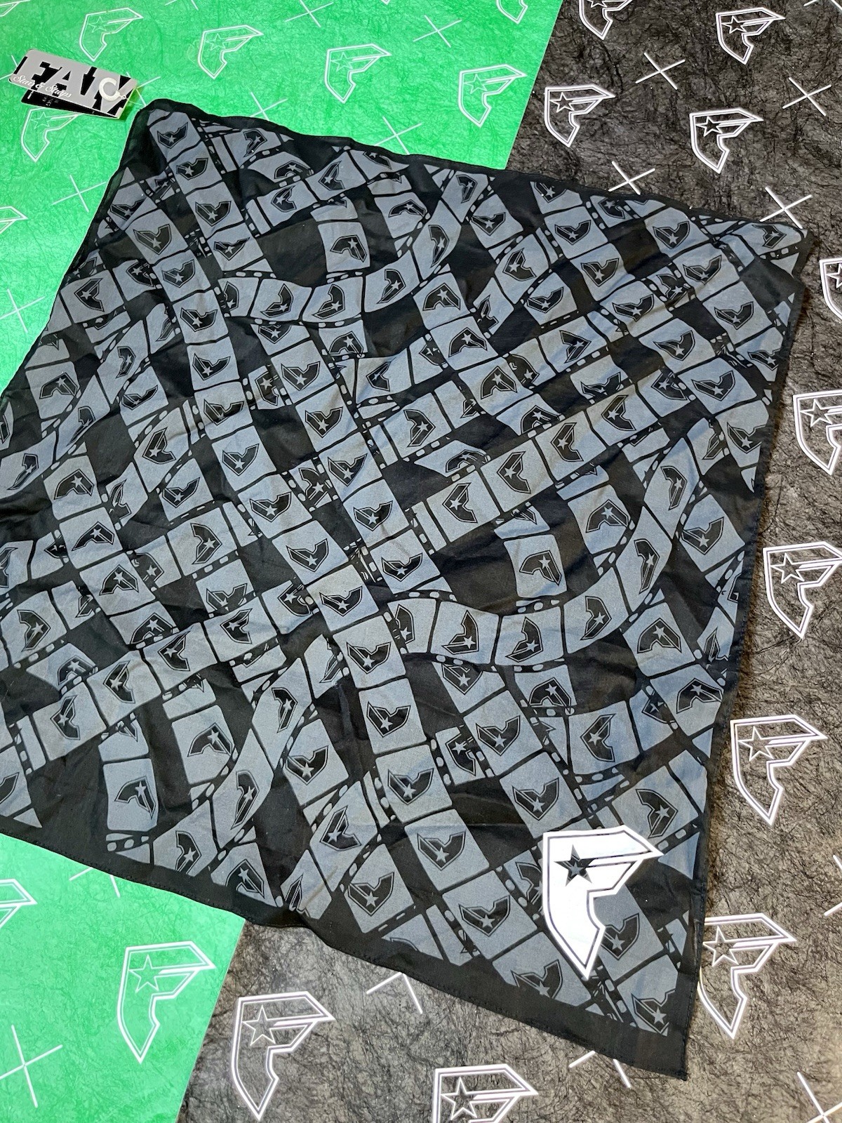 Famous Stars And Straps Film Bandana NWT Travis Barker Blink 182 RARE Y2K gallery